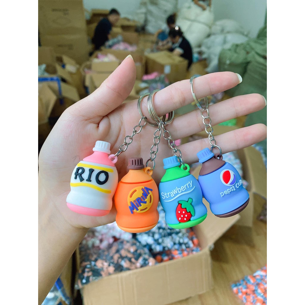 Móc khóa nhiều hình dễ thương (giao màu ngẫu nhiên )