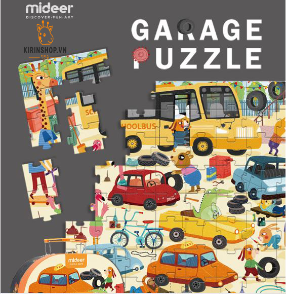 Xếp Hình Vali Garage - Mideer