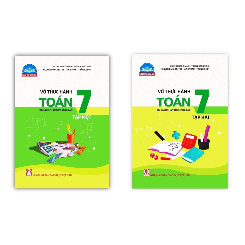 Sách - combo vở thực hành toán 7 - tập 1 + tập 2