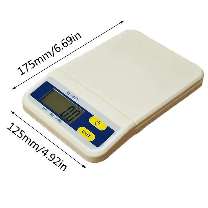 Cân Điện Tử Mini Nhà Bếp WH B07 3kg