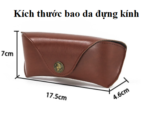 Bao da đựng kính mắt da PU cao cấp