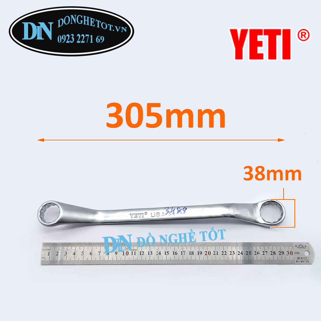 CỜ lê 2 đầu vòng 22-24mm yeti