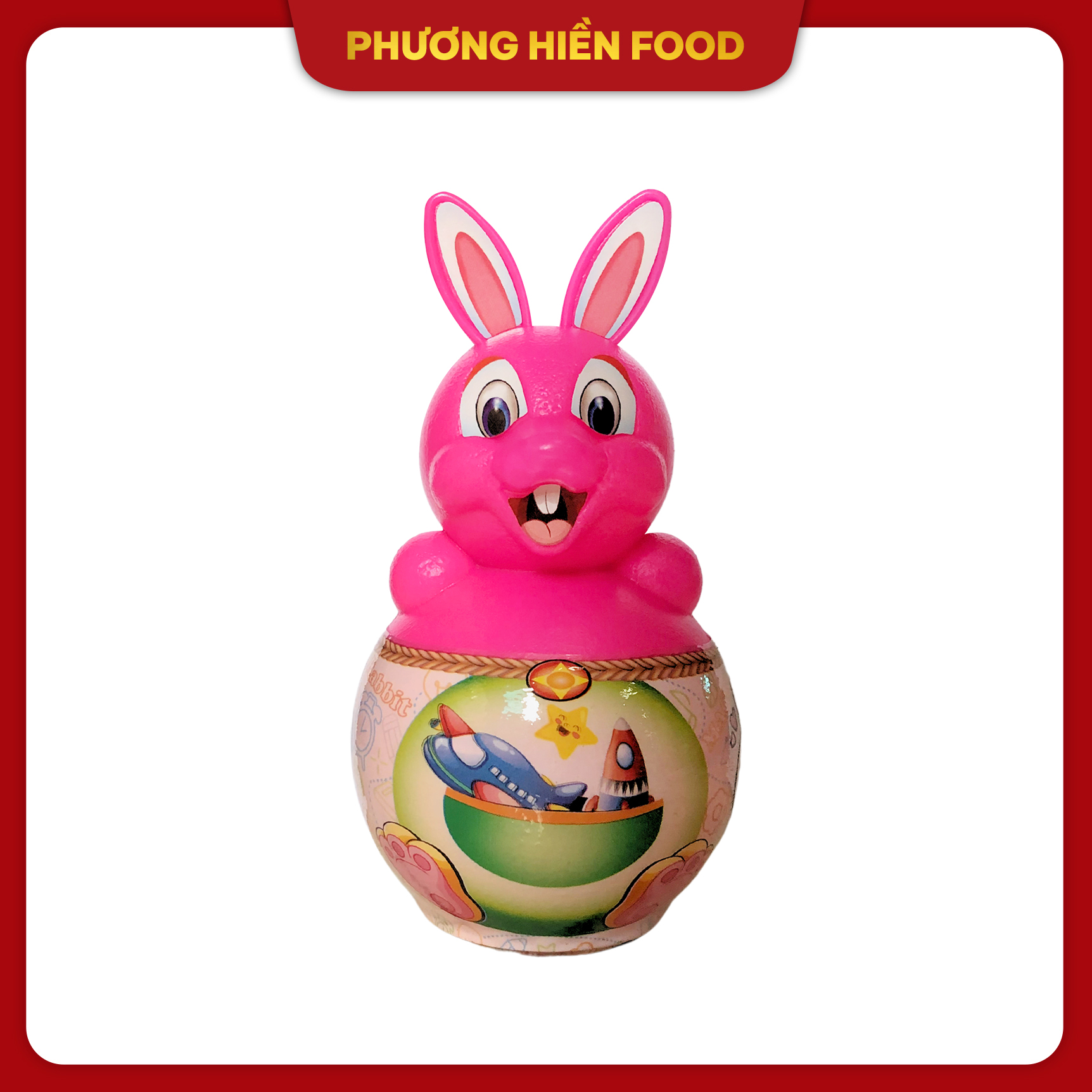 [ kẹo đồ chơi trẻ em ] Kẹo trái cây Popop - Thỏ lật đật 20g