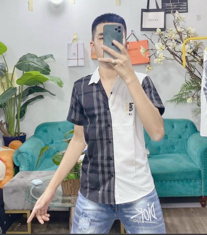 Áo sơ mi nam tay ngắn thêu logo B.B.R cực hot mẫu mới OWEN FASHION.