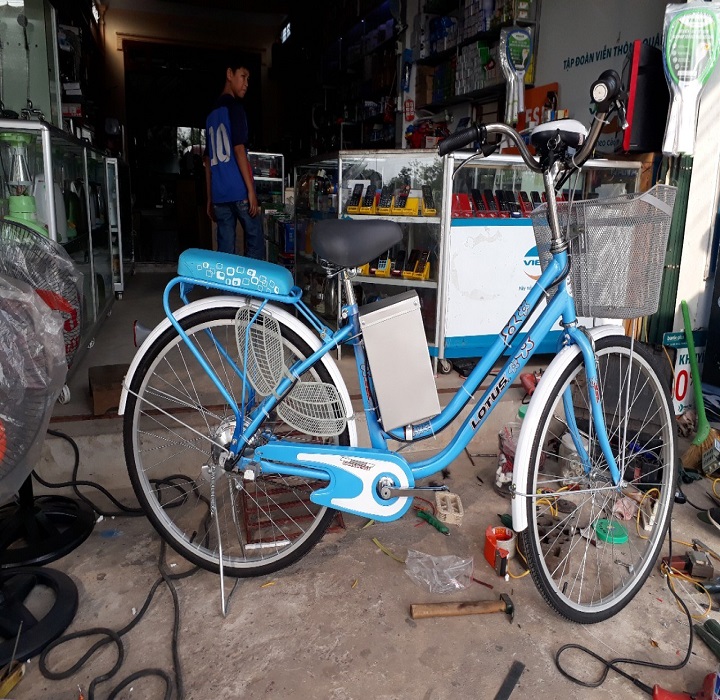Đầu đèn xe đạp điện 24v