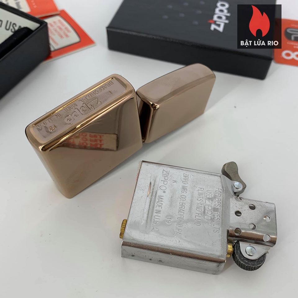 Bật lửa Zippo 49190 – Zippo High Polish Rose Gold