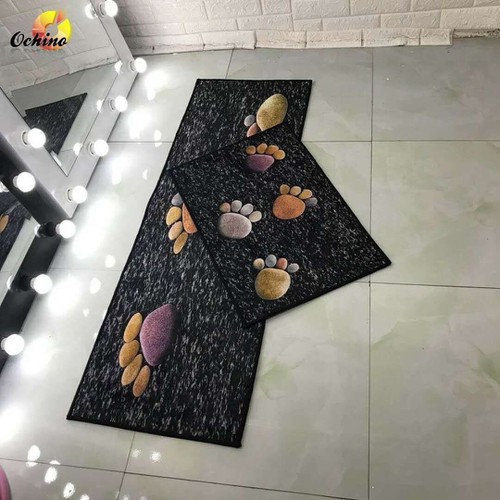 Bộ thảm nhà bếp 3D Tmore  phong cách hàn quốc ( 120 cm x 40 cm + 60cm x 40cm)