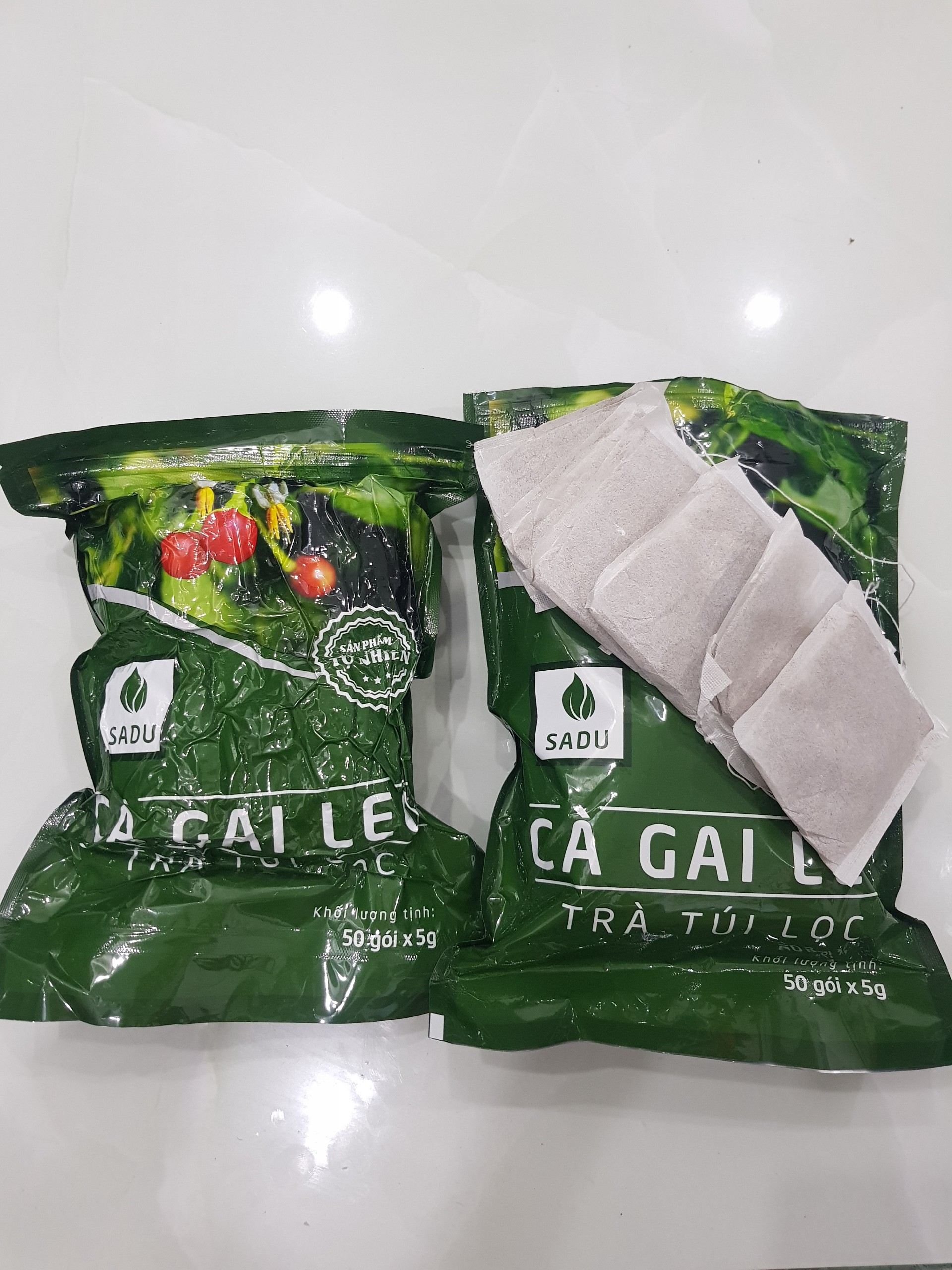 [500gr] Trà túi lọc Cà Gai Leo SaDu,(100 túi lọc) Tea