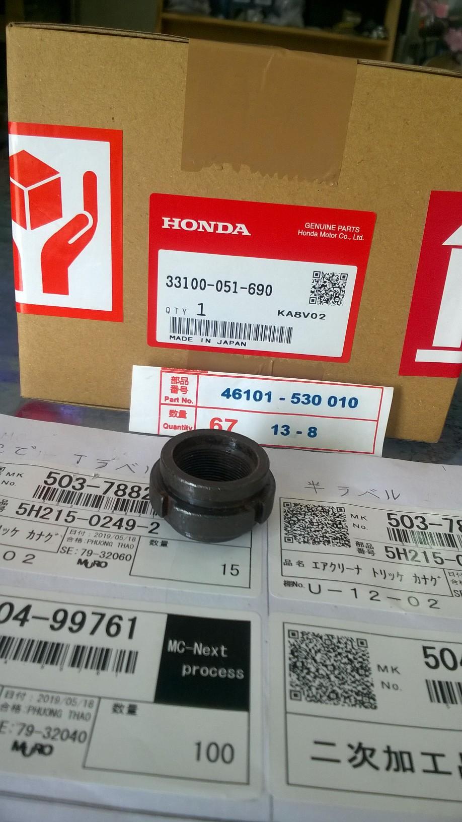 óc chén cổ xe honda 67- màu đen