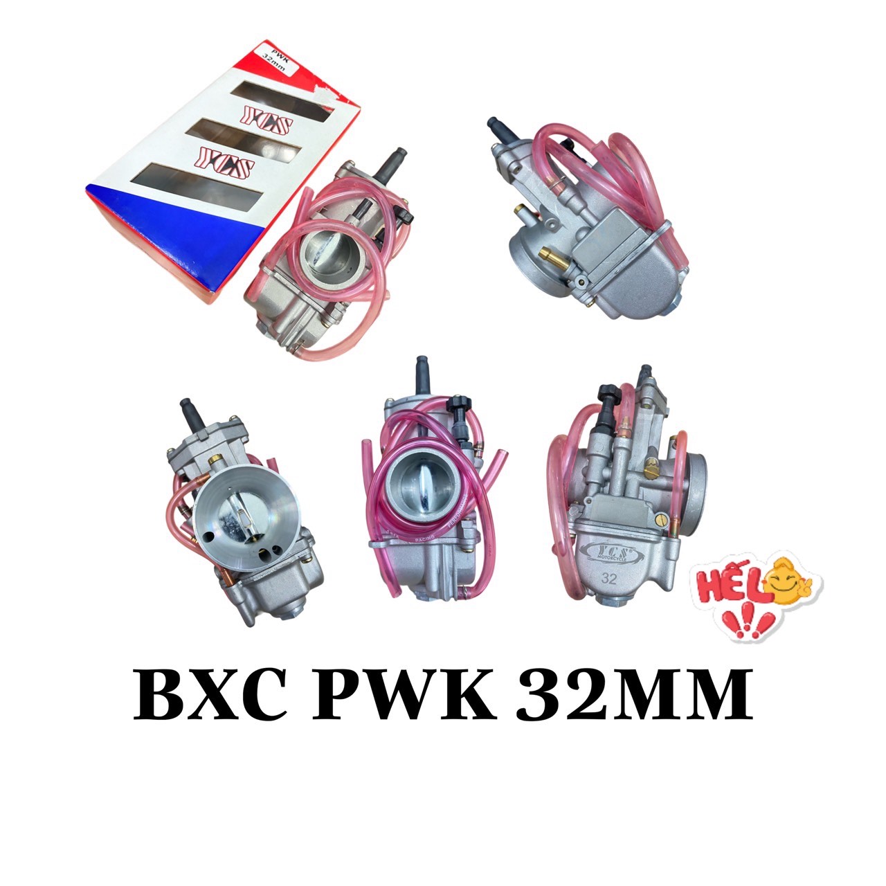 Bình xăng con ga dẹp PWK YCS ( Size : 28mm / 30mm / 32mm / 34mm )