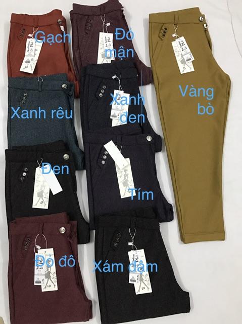 [HCM]QUẦN LỠ 9 tấc COTTON MÈ