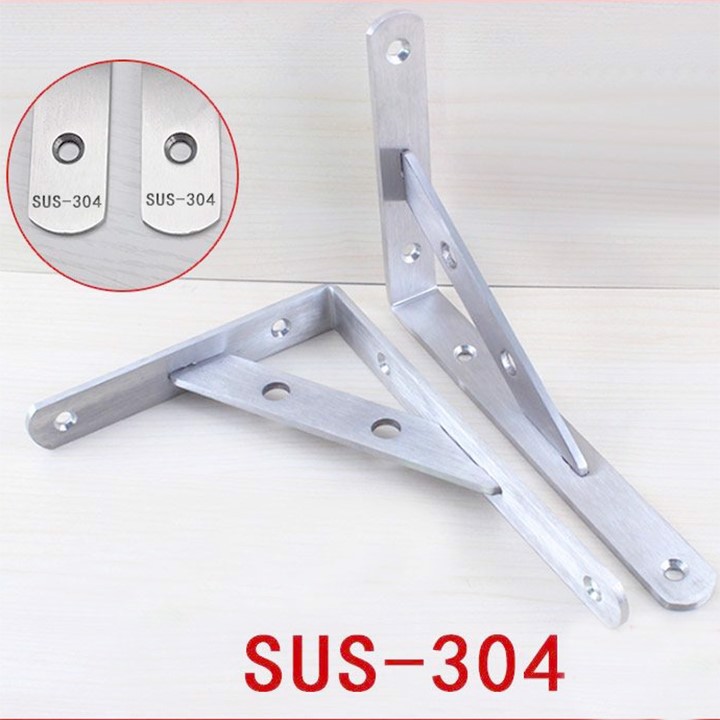 GIÁ ĐỠ KỆ TREO TƯỜNG INOX SUS304