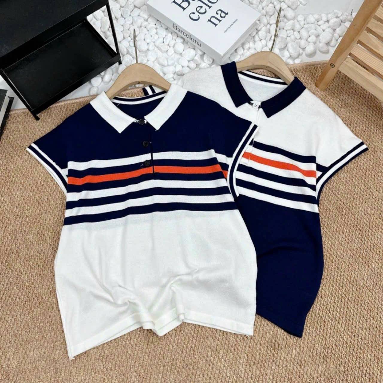 🔥[C246] Áo len thun Montoghi dệt kim SỌC NỬA TRÊN cánh dơi hàng Quảng Châu cực HOT - kholenqc