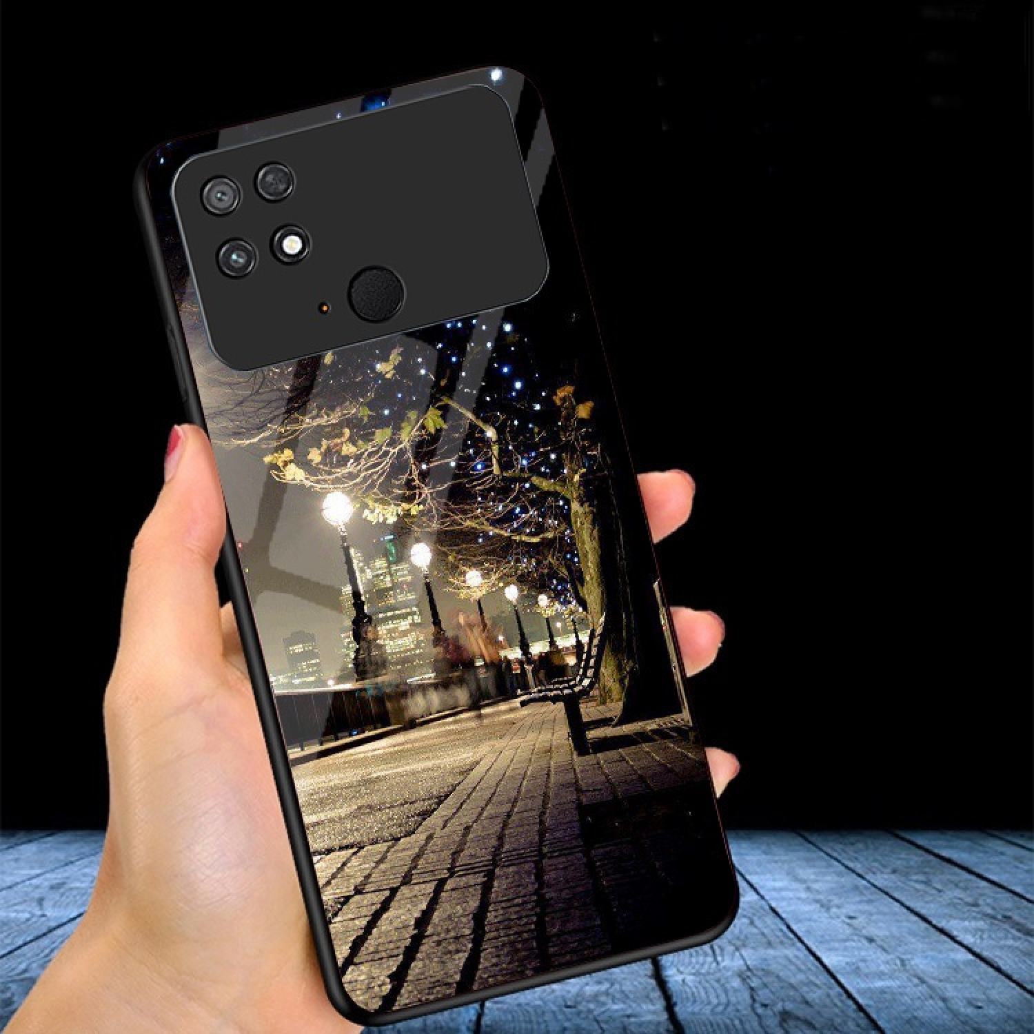 Ốp Lưng XIAOMI POCO C40 mặt kính gương bóng