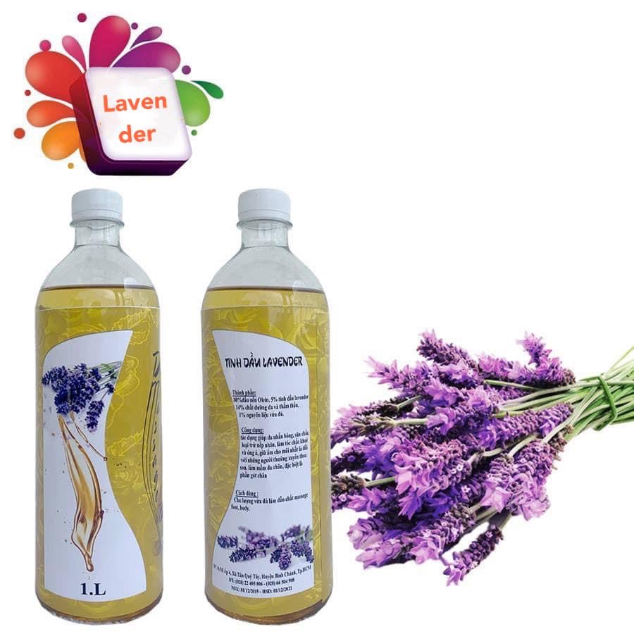 Dầu Massage Toàn Thân( Body ) -Tinh Dầu Lavender (Oải Hương ) - 1000ml