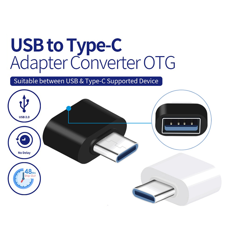 Mini TYPE-C USB 2.0 OTG Adapter Flash Drive Converter Universal Adapter Connected to Smartphone Android
