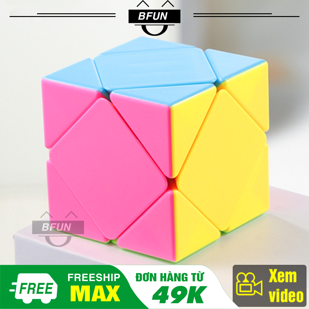 Rubik's Cube variant Skewb borderless (pink)-Department of Rubik's cube rotating slippery, Rubik's Cube cheap, robik, CUC Rubik's Cube, baby toys bfun (shop have sale Rubik's Cube triangle, rubik's Cube Ivy, Rubik's cube 3x3,…)