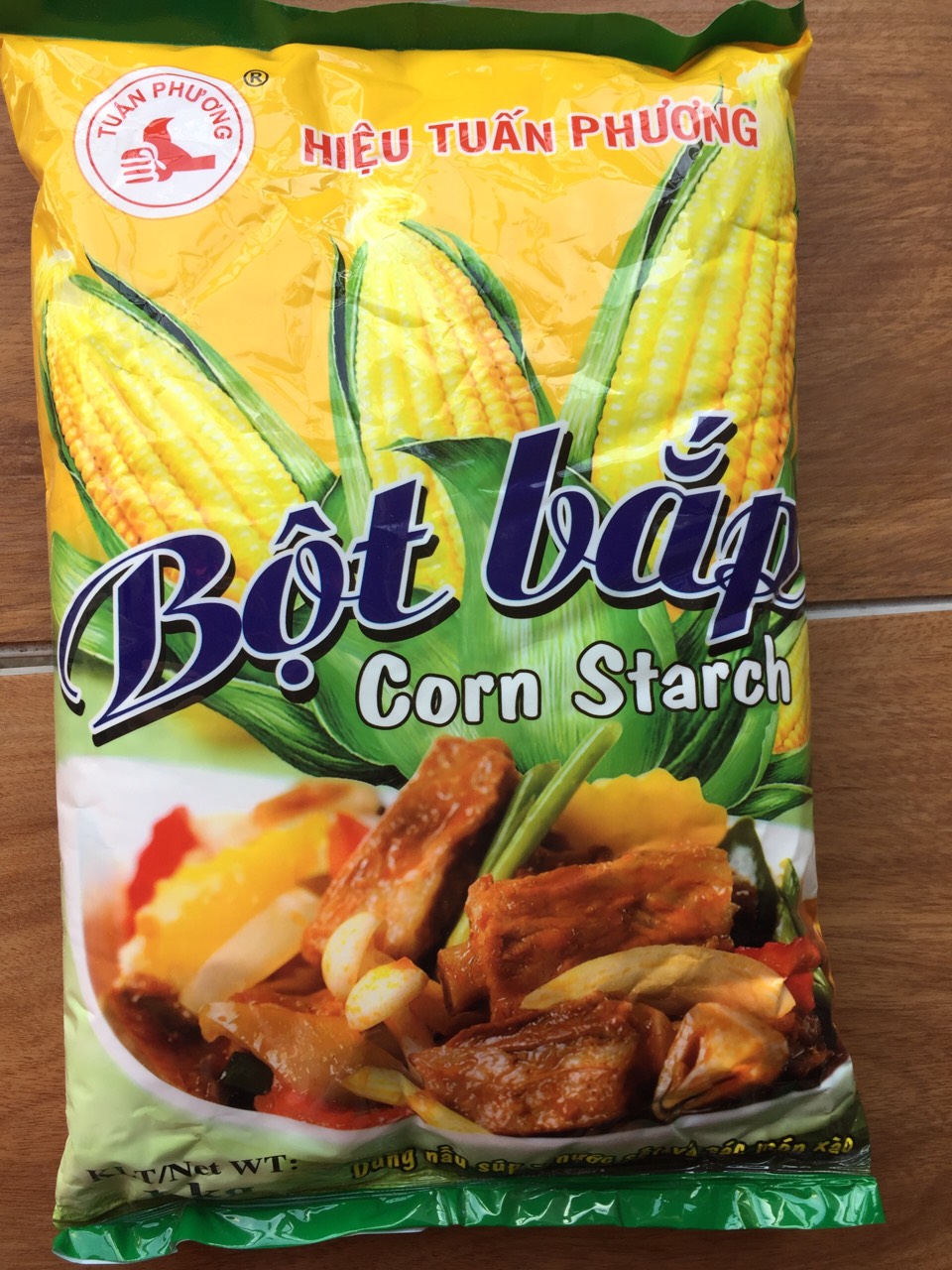 Bột ngô (Corn starch) gói 100gr chiết từ gói lớn