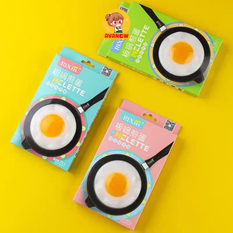 Pudding chảo trứng chiên Rixin Omelette 🍣 Avanow 🍣 3 màu 75g