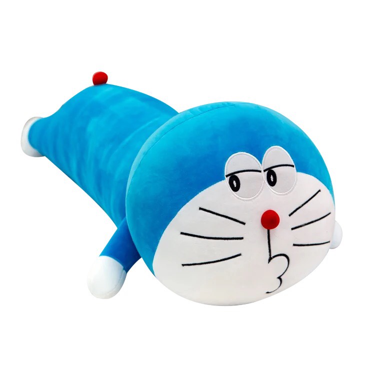 gấu bông ôm doraemon