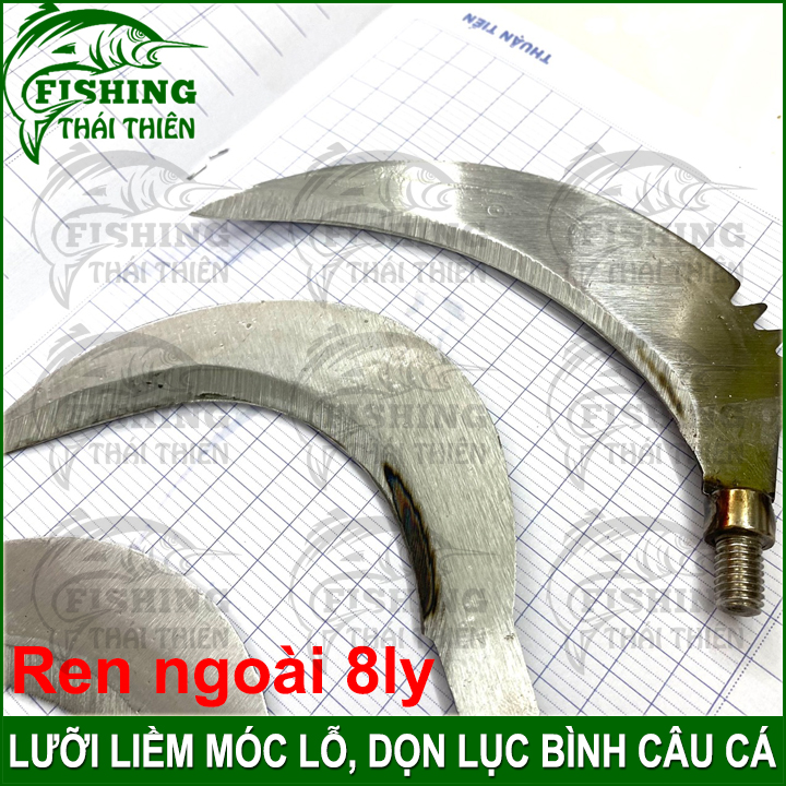 Lưỡi Liềm Cắt Cỏ Dọn Lục Bình Móc Lỗ Câu Cá