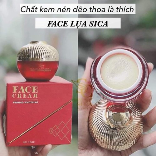 [HCM]FACE LỤA SICA   KEM D Ư Ỡ N G T R Ắ N G DA