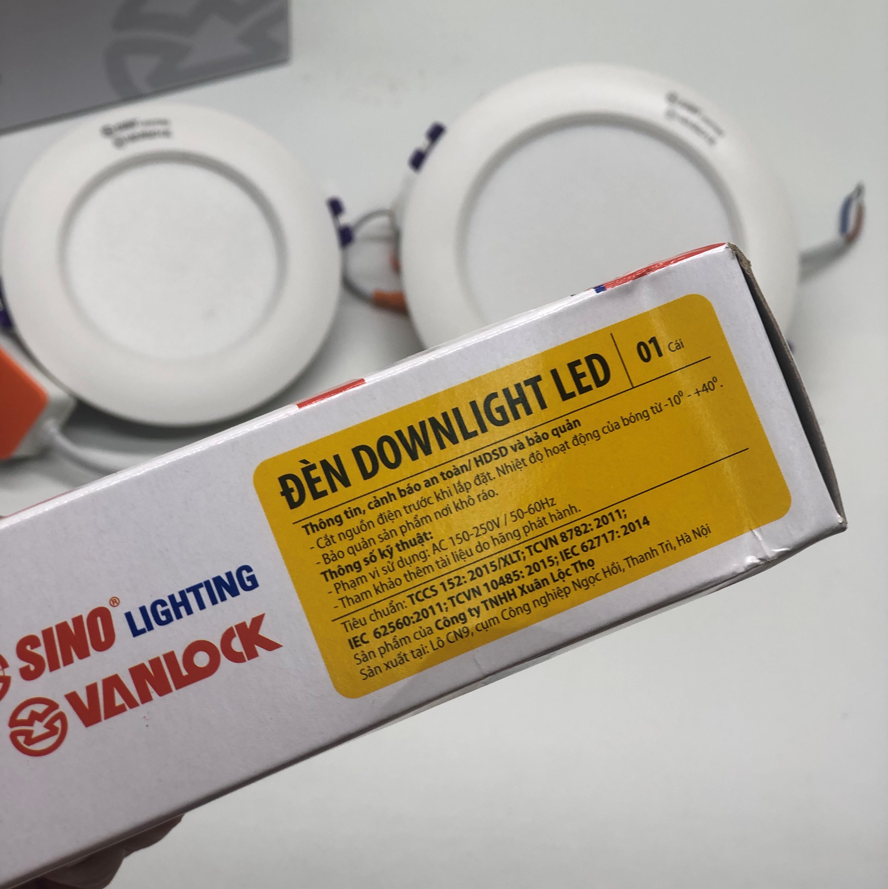 Đèn Led downlight âm trầm MLS Sino Vanlock