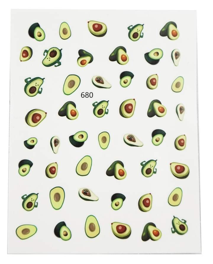Sticker phụ kiện làm móng