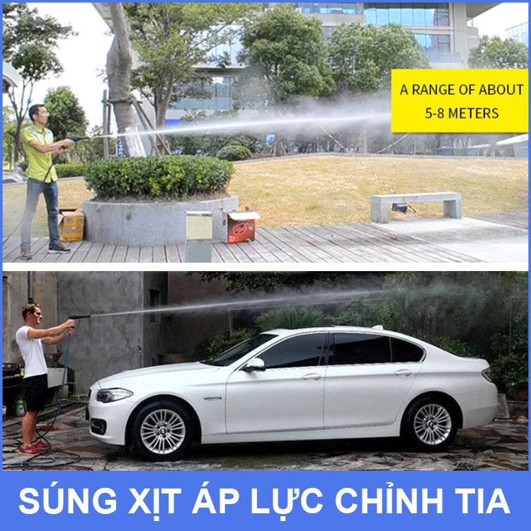 Vòi xịt rửa áp lực chỉnh tia