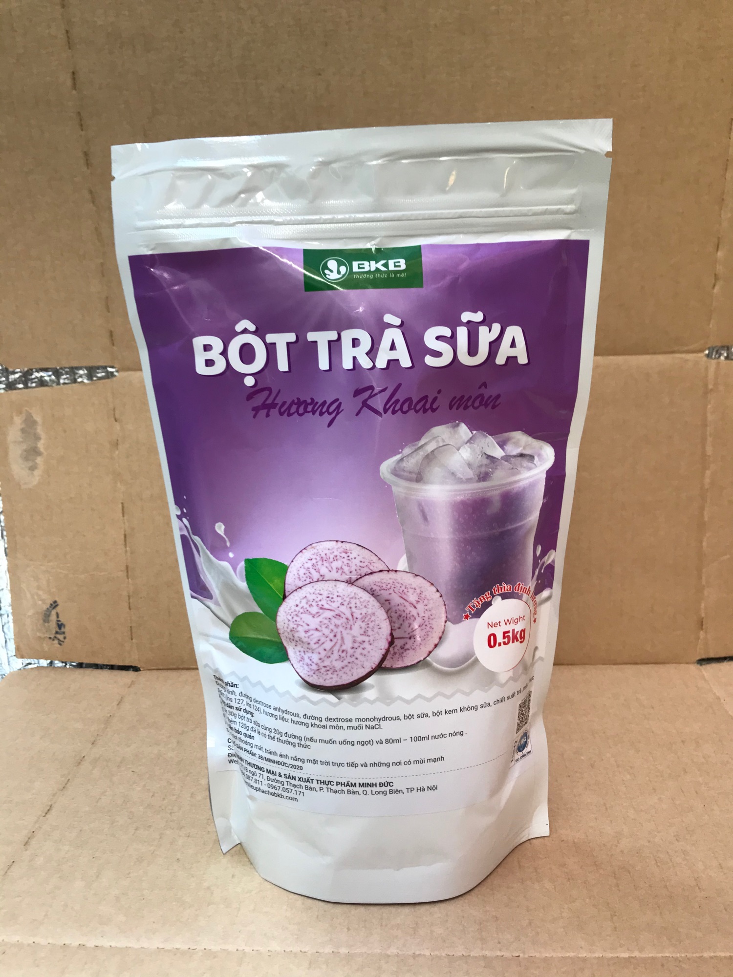 BỘT TRÀ SỮA KHOAI MÔN PHA SẴN 500gam