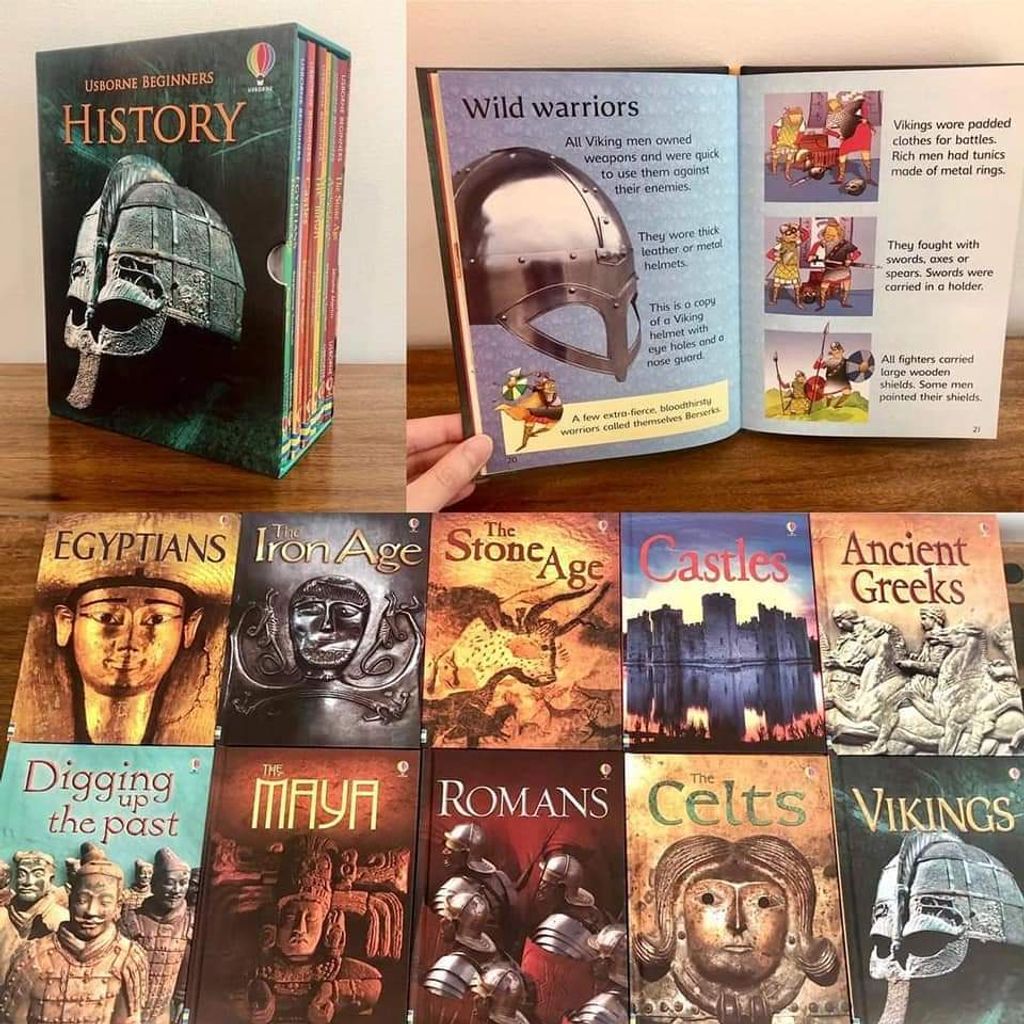 Usborne Beginner History Boxset - Paperback Books (Imported Books) - 10 Books