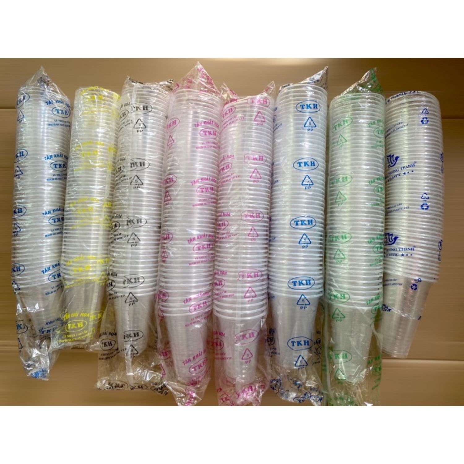 Lốc 50 Ly Nhựa Dùng 1 Lần Đủ Size
