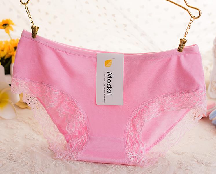 Quần lót nữ cotton viền ren Modal