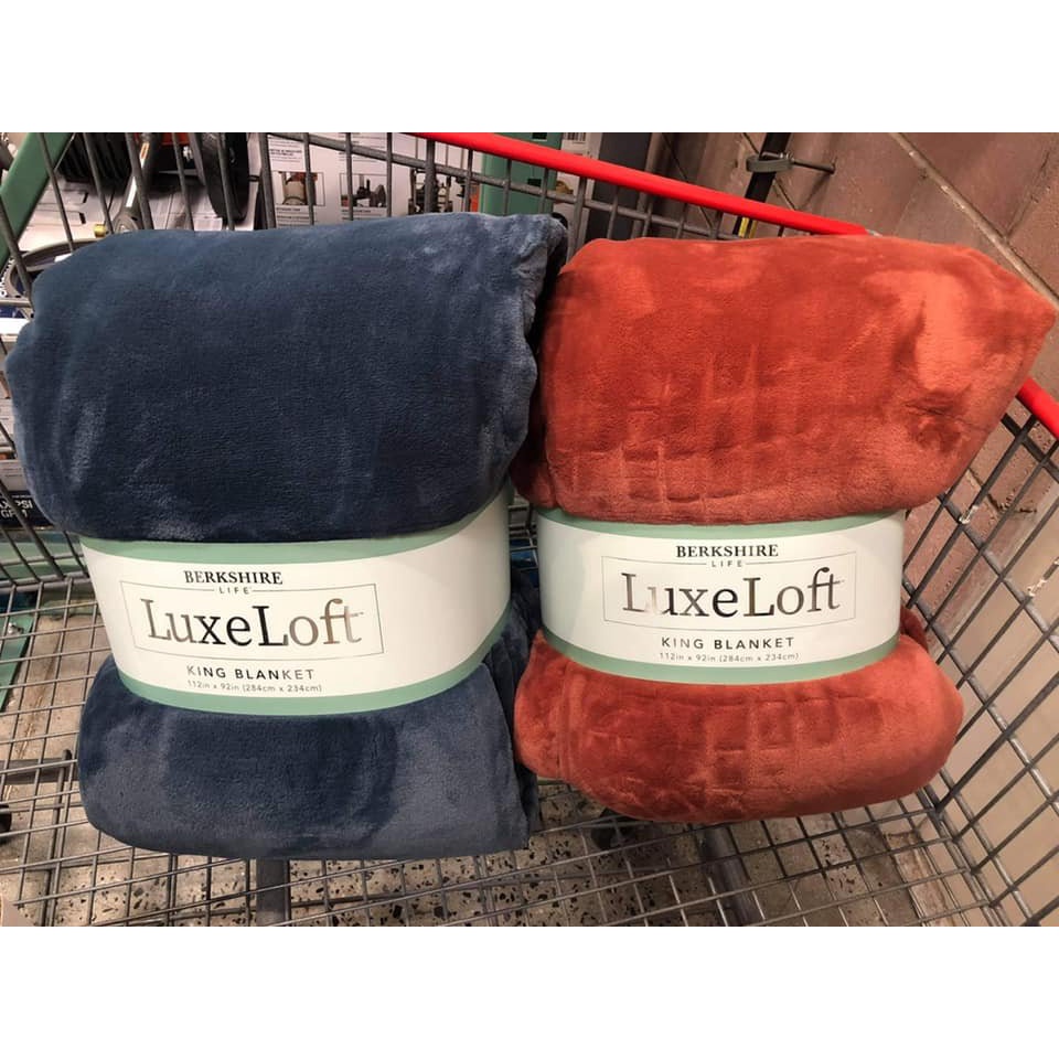 [ Bill Mỹ] Chăn Mền lông cừu LuxeLoft chính hãng size lớn