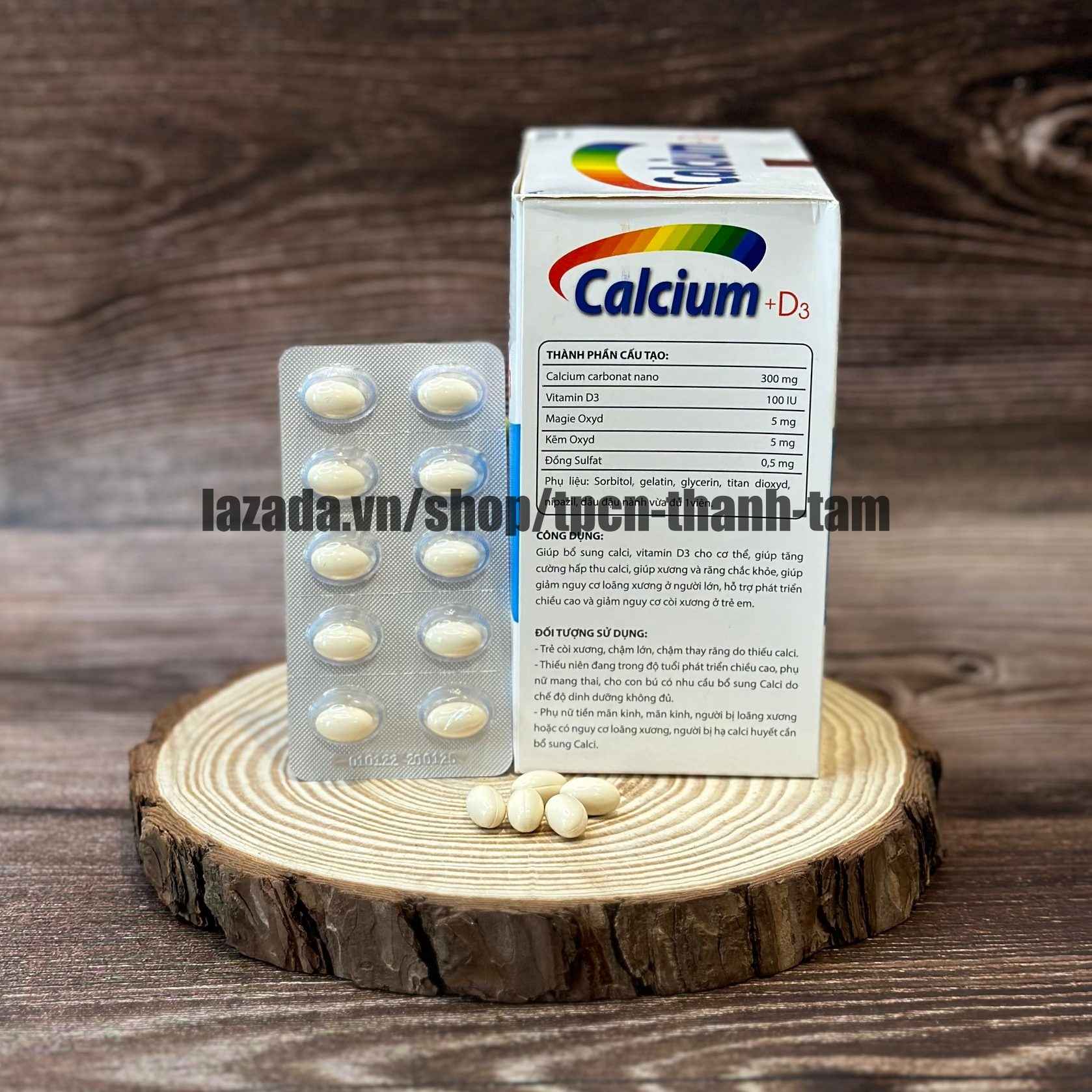 Viên uống ALCIUM NANO LIQUID bổ sung canxi vitamin và các khoáng chất cần thiết – Hộp 100 viên ( vỈ )