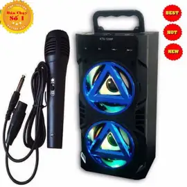 [LOA TỐT] Loa Kẹo Kéo Karaoke Bluetooth Mini - Loa bluetooth không dây giá rẻ - loa kẹo kéo có mic hát karaoke