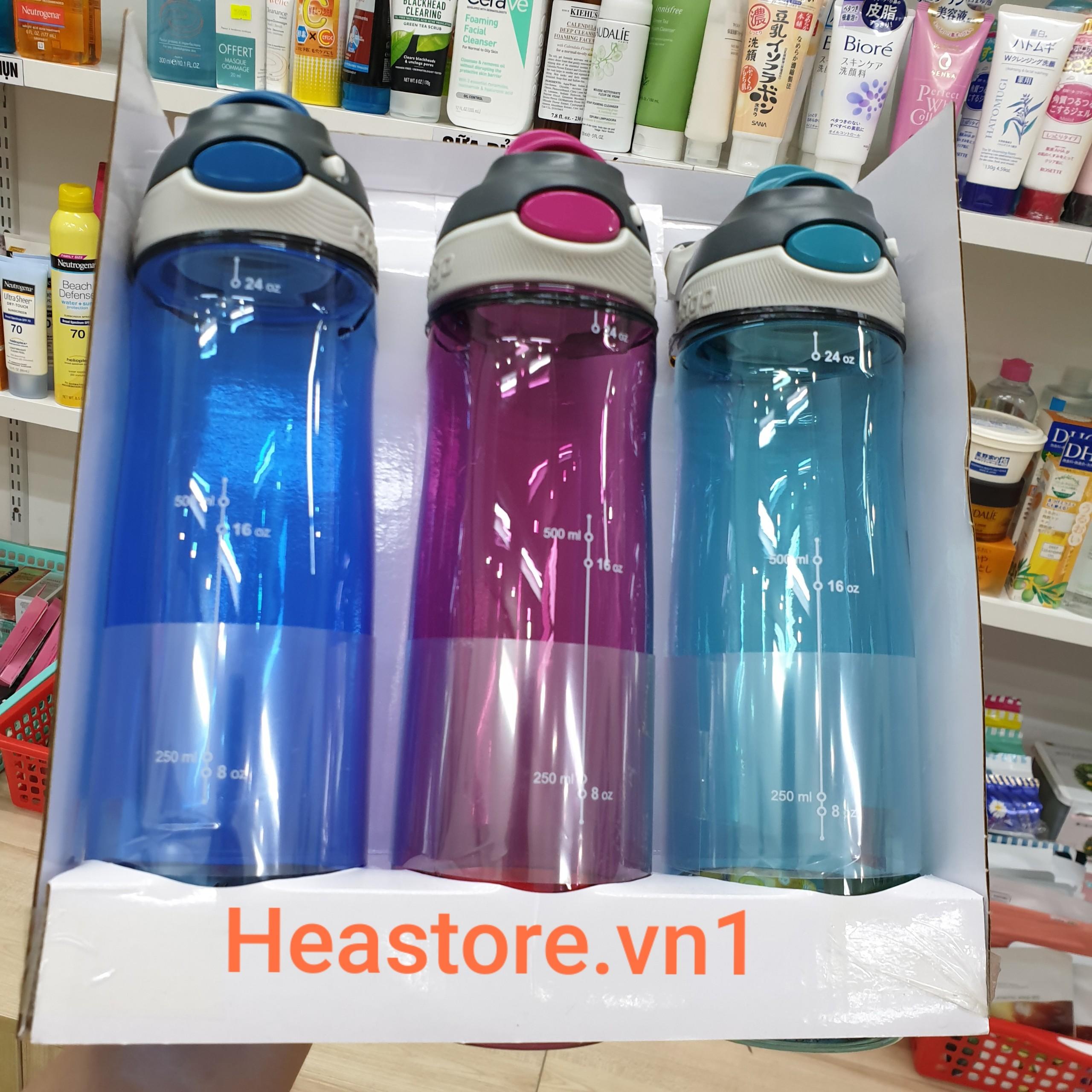 Bình nước Contigo Autospout - 709ml ( XANH DƯƠNG )