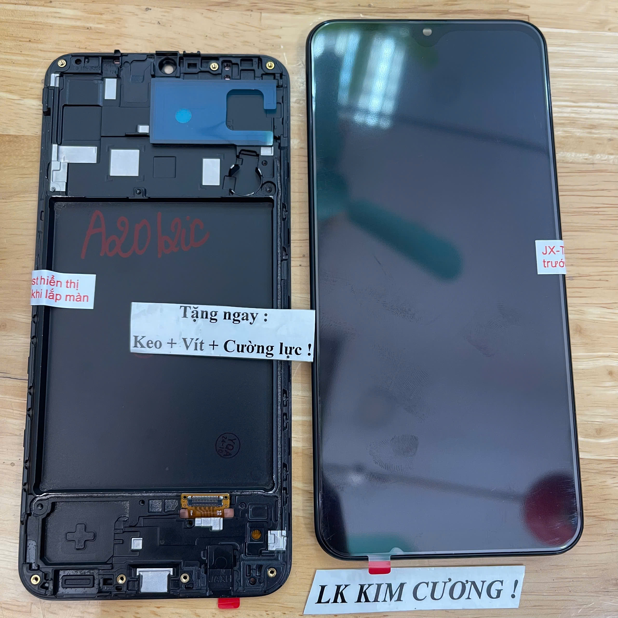Màn hình thay thế ss  A20 -  liền khung - OLED (2IC)