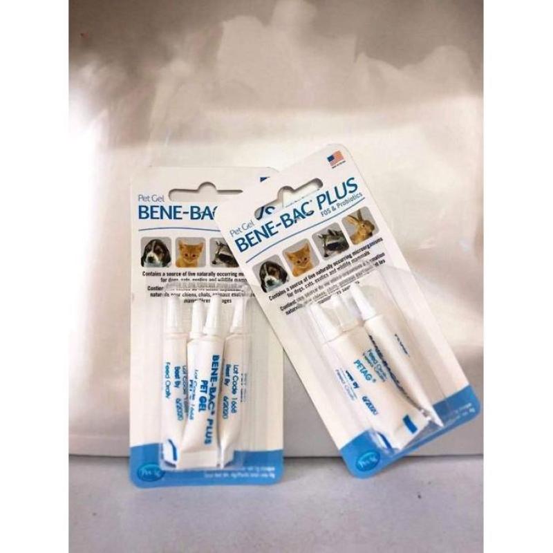 ❁△ vn013 Men tiêu hóa Bene-Bac Plus Gel chó mèo