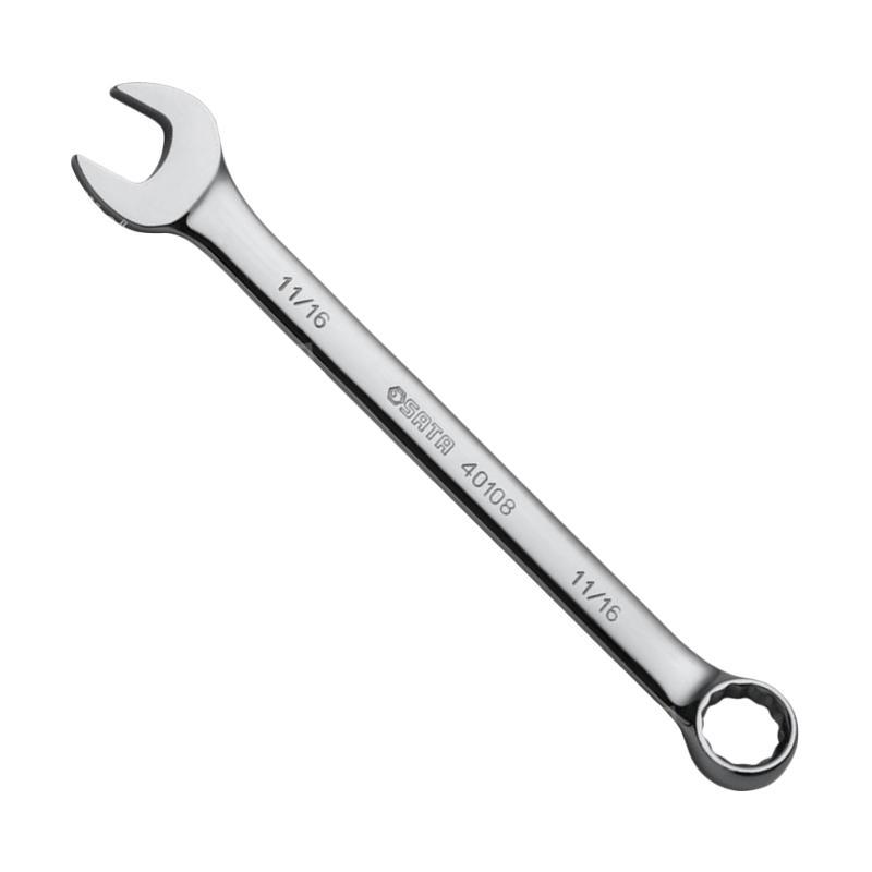[HCM]Cờ lê vòng miệng 19mm thép crom 40214 Sata