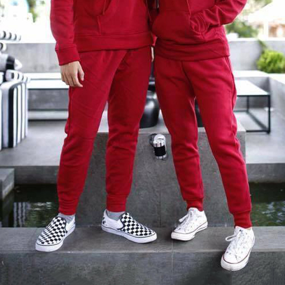 Quần jogger nam nữ thun da cá/nỉ bigsize thể thao