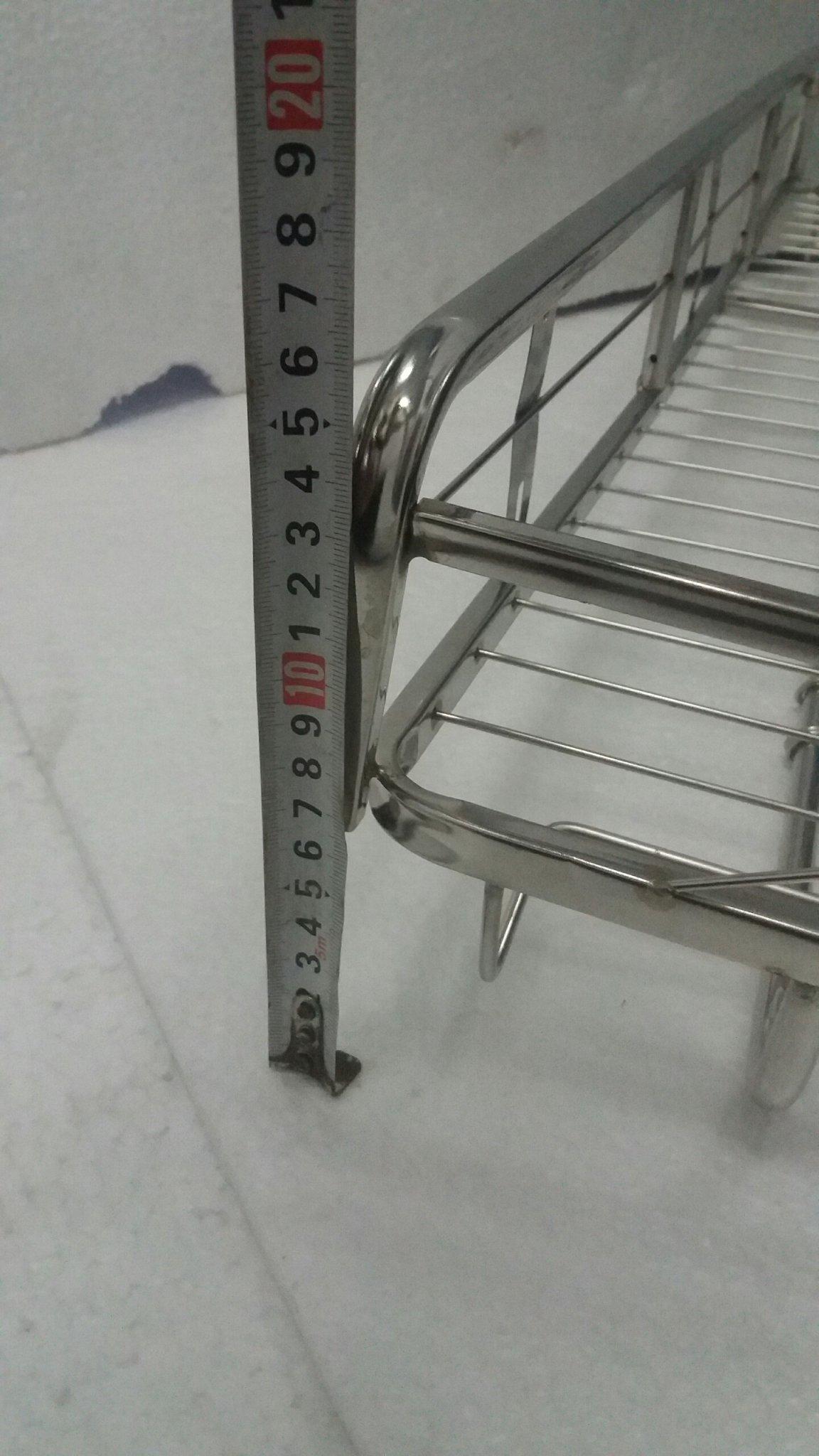 [HCM]KỆ ĐỂ ÚP CHÉN BÁT 1 TẦNG INOX - RO38LD