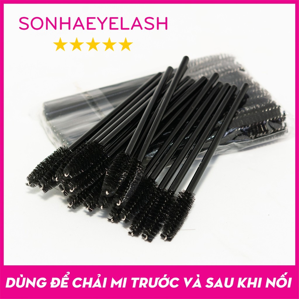 2 cây chổi chải mi, chổi chải mi nối (giao màu ngẫu nhiên)