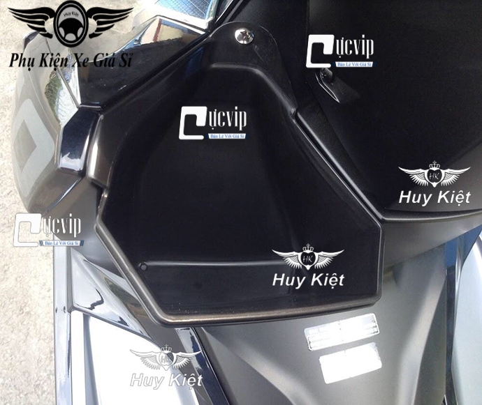 Hộc đựng đồ airblade ab 2023 đời mới 160cc, 125cc, airblade 2020 - 2023 full đen ms2609