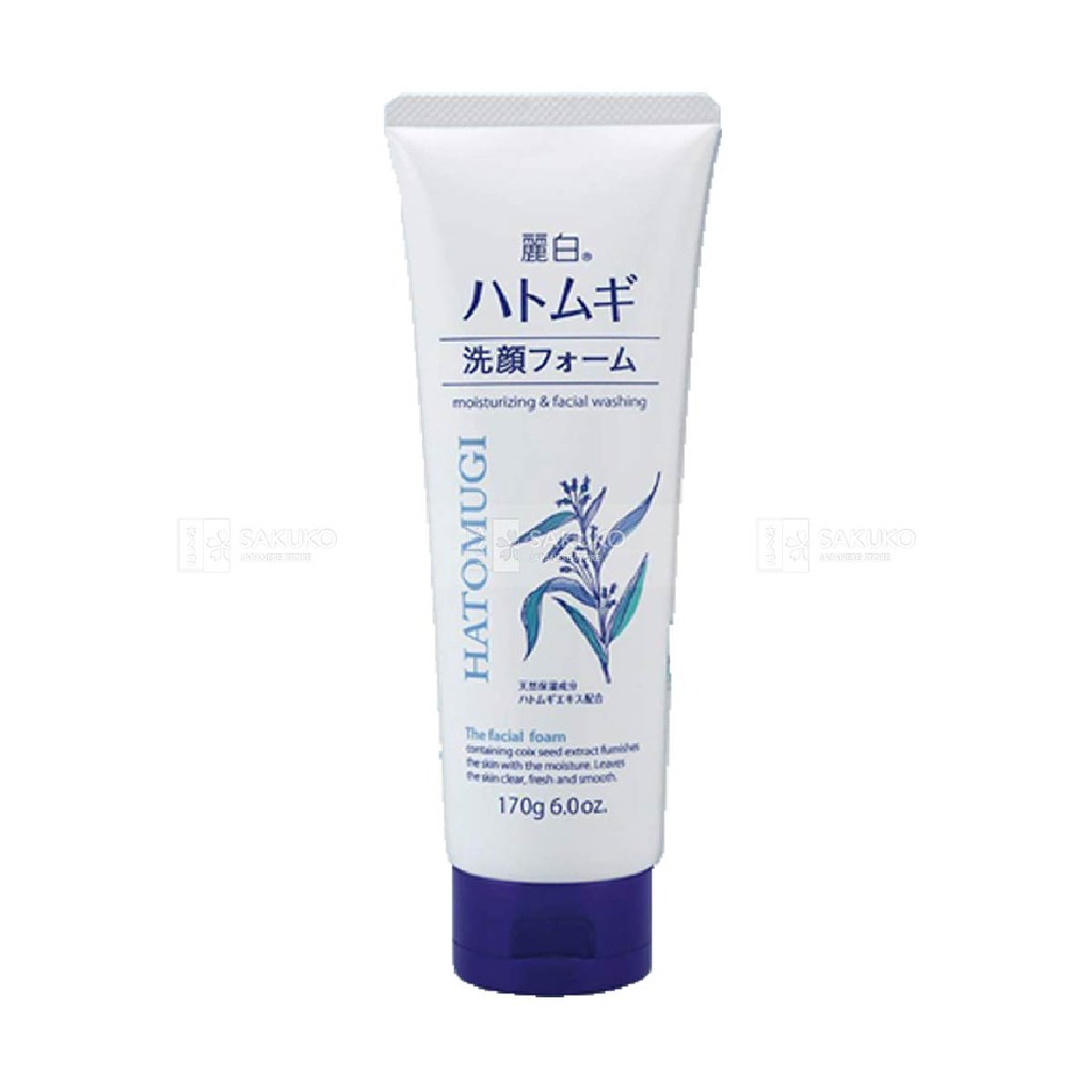 Sữa rửa mặt Ý Dĩ Hatomugi 130g/170g.