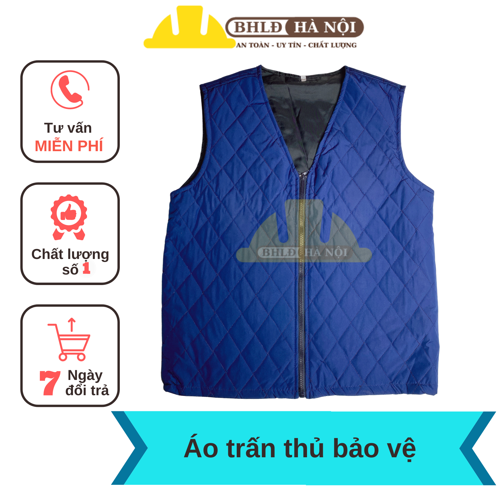 Áo trấn thủ bảo vệ màu tím than