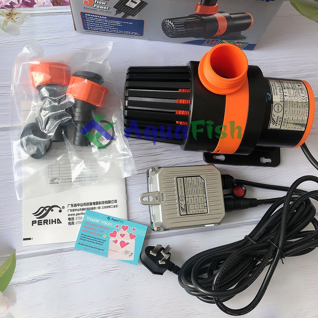Máy Bơm Nước Periha PB 5000 - 25000 (máy bơm chìm hồ cá)