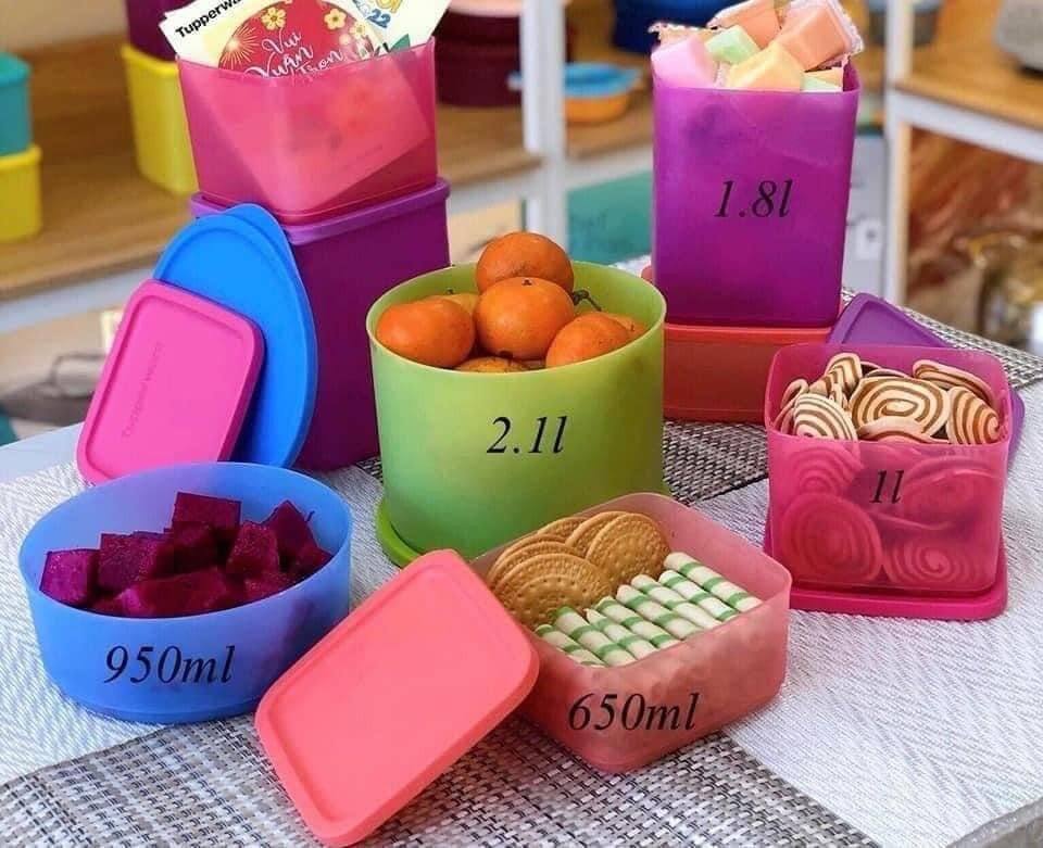 Bộ hộp trữ mát Tupperware Magic set 8