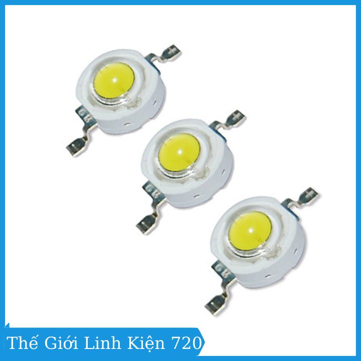 Bộ 3 led công suất siêu sáng sáng trắng