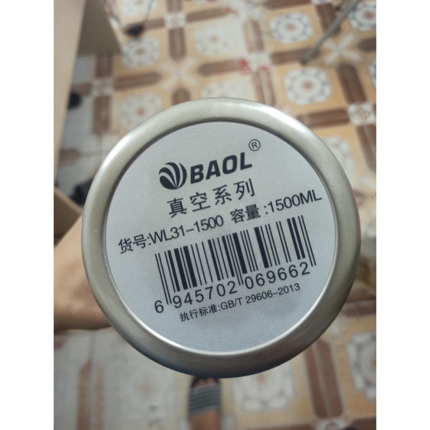 Bình giữ nhiệt 1500ML cao cấp lắp Kim Cương nóng lạnh lõi thép inox 304 bảo hành 3 tháng